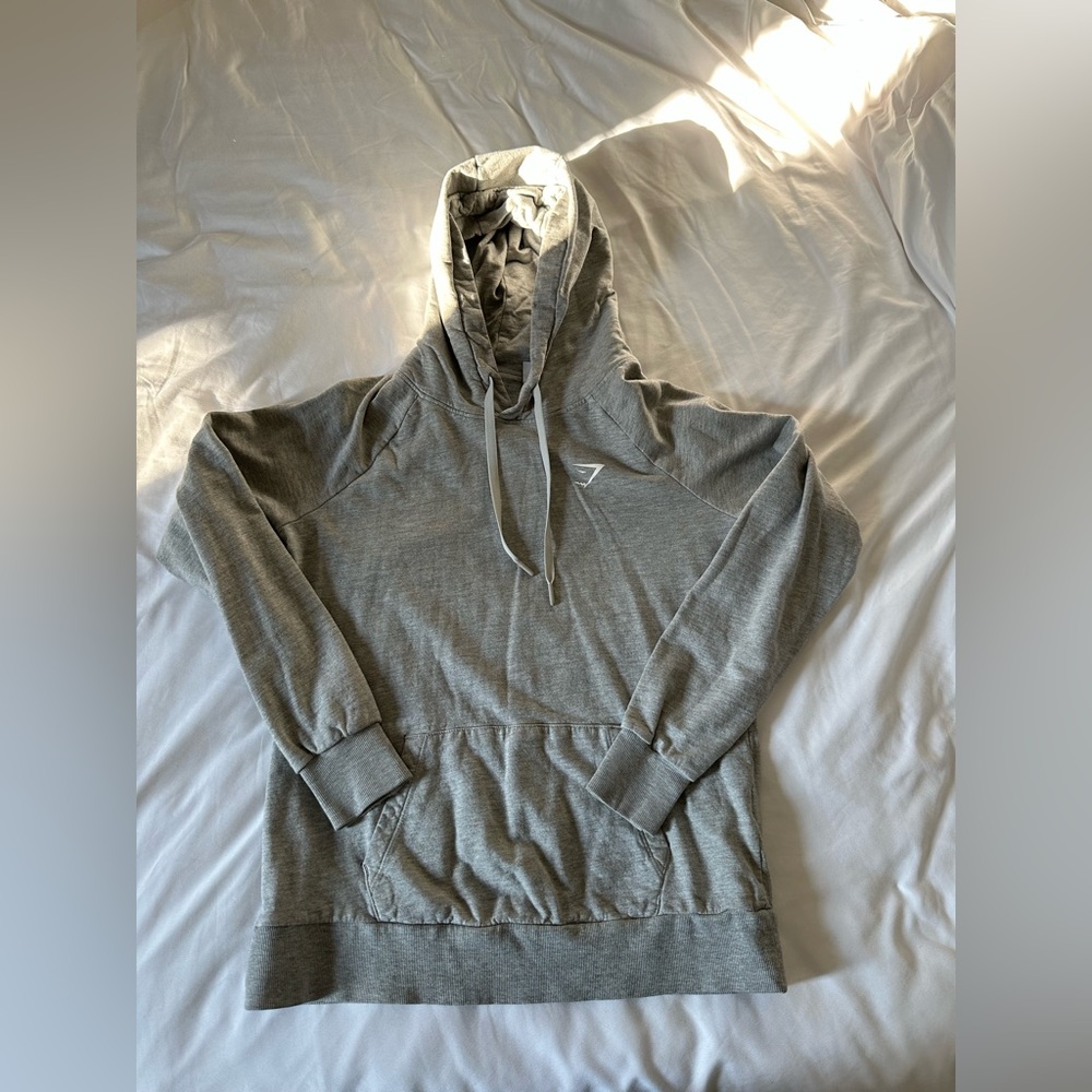 GRAY GYMSHARK HOODIE